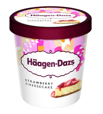 Häagen-Dazs zmrzlina Jahodový cheesecake 460 ml